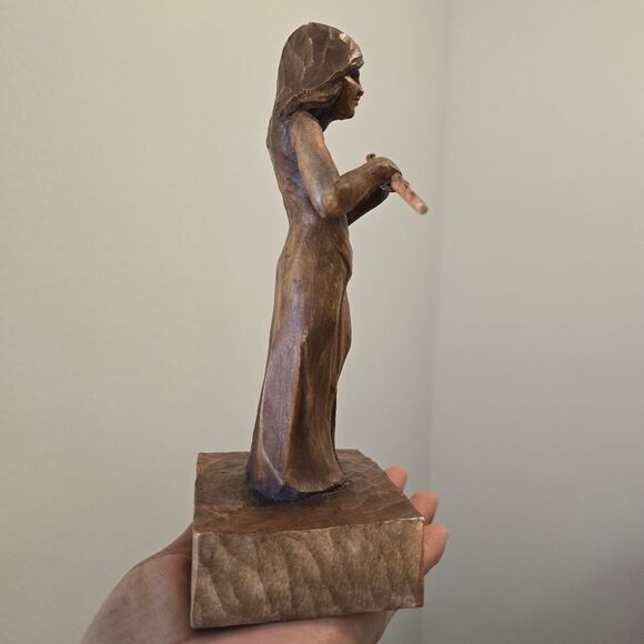 Handcrafted Brown Wooden Sculpture Made In Canada By Gordon Becker - Picture 7 of 8